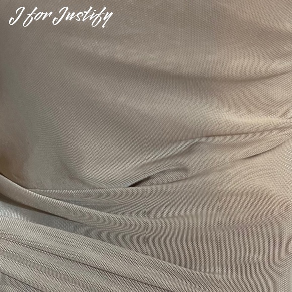 💝 J for Justify Long Sleeve Mesh High Neck Top - Picture 5 of 6